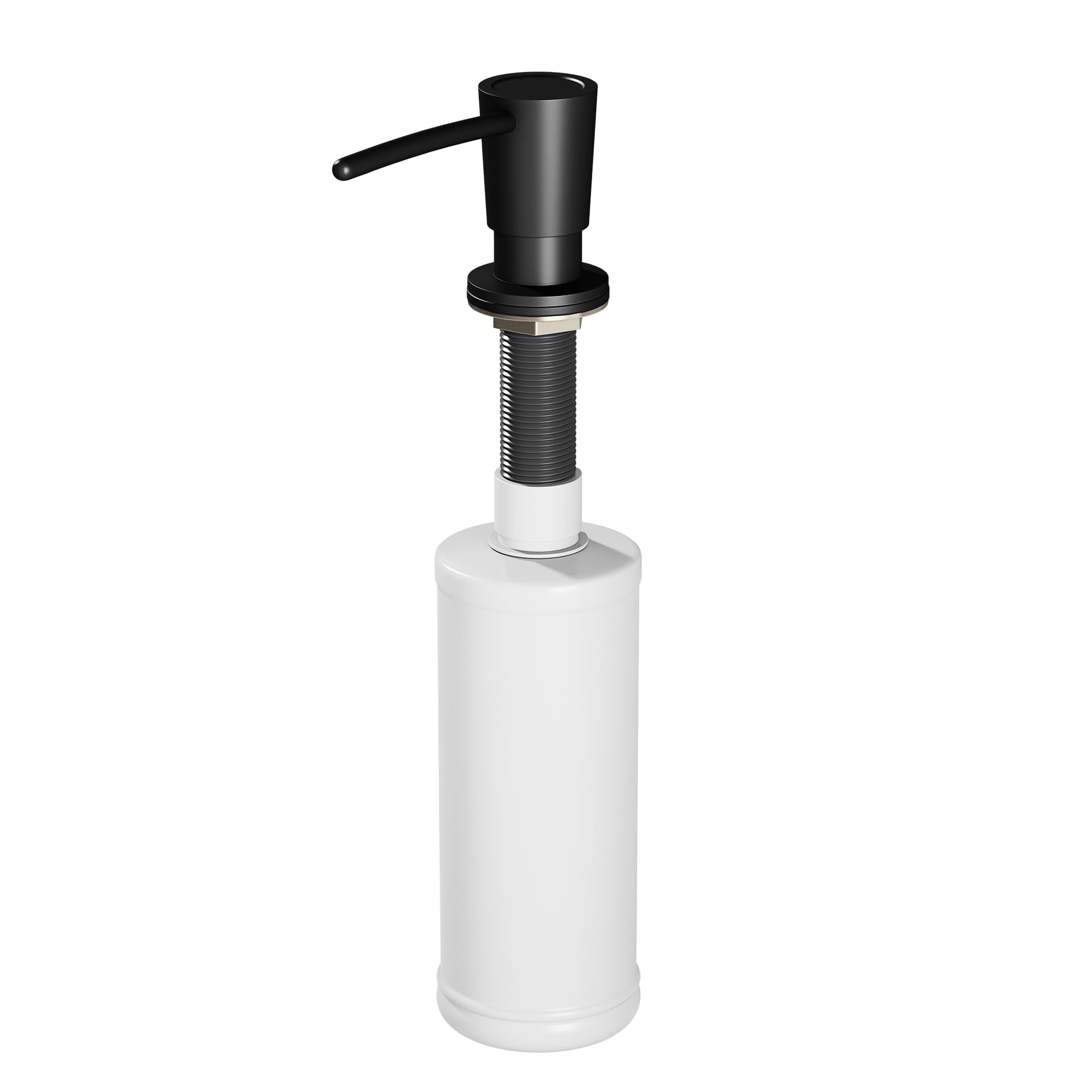 Dosificador de loción Vigo negro mate de 235 ml ideal para lavabos modernos