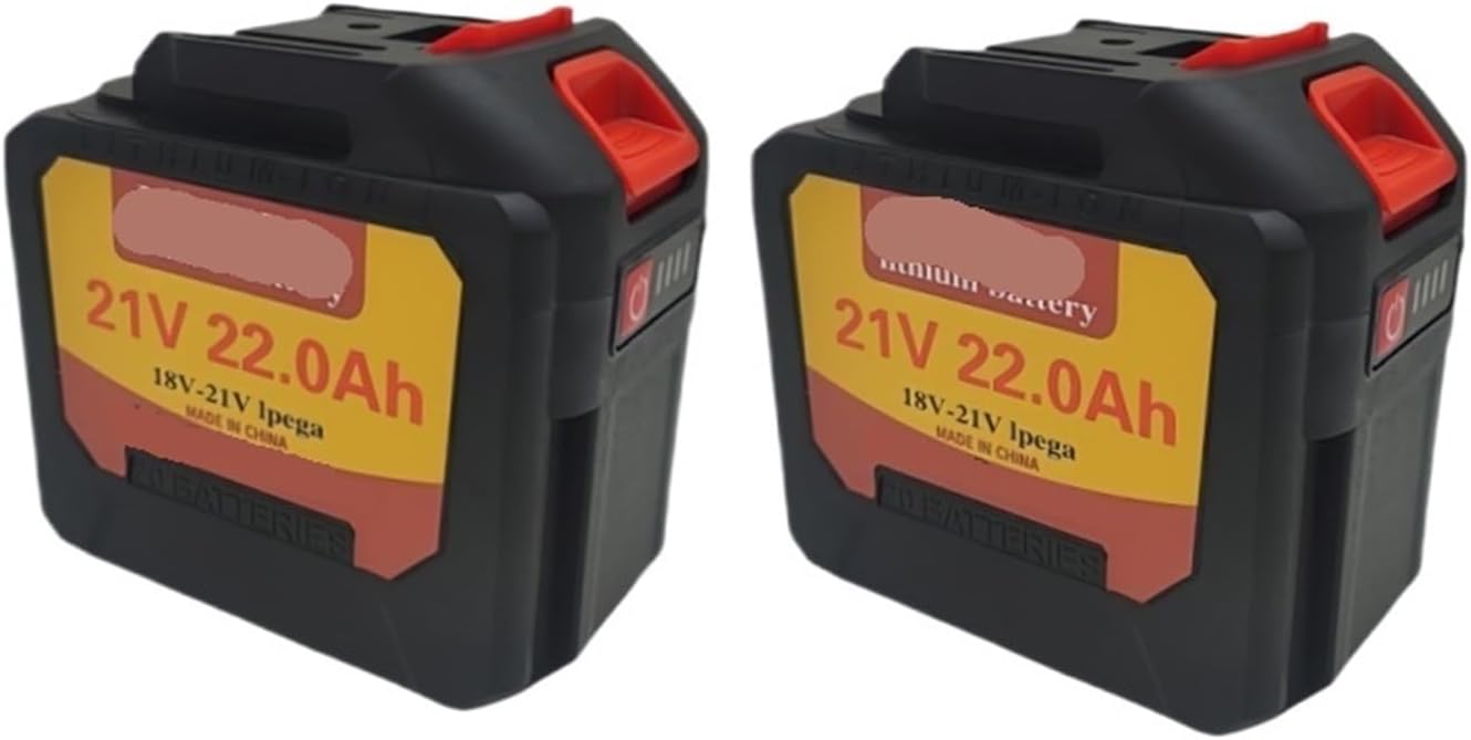 18V 21V 5S4P 22.0Ah Rechargeable Lithium Battery for 18v Power Tools Cordless Wrench Saw Drill Grinder Screwdriver(5S4P 22AH Charger)