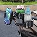 4-in-1 Universal Stroller Cup Holder – Adjustable Single/Double Cup & Phone Holder, 360° Rotatable, Anti-Slip Silicone Grip, Spill-Proof Design for Baby Strollers, bicycles,Wheelchairs, Shopping Carts