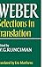 Max Weber: Selections in Translation