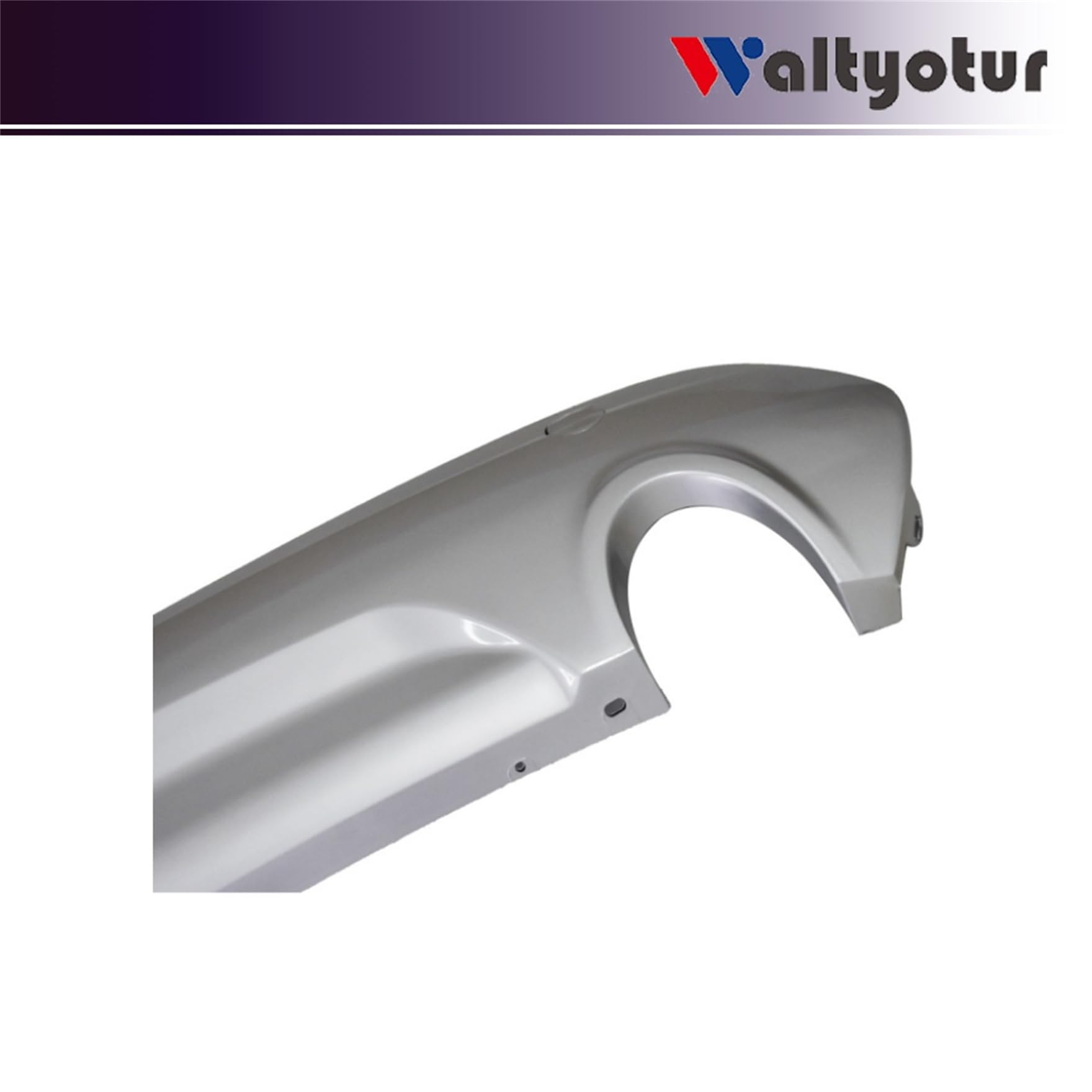Amazon.com: waltyotur Rear Lower Bumper Cover Silver Replacement
