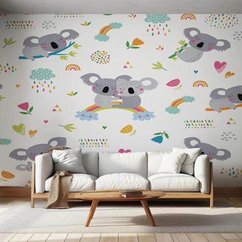 Papier Peint Panoramique Koala pour Rénover un Mur de Salon