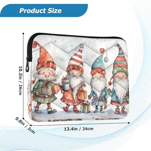 Funda para laptop 13-14 pulgadas impermeable diseño gnomo miniatura 3