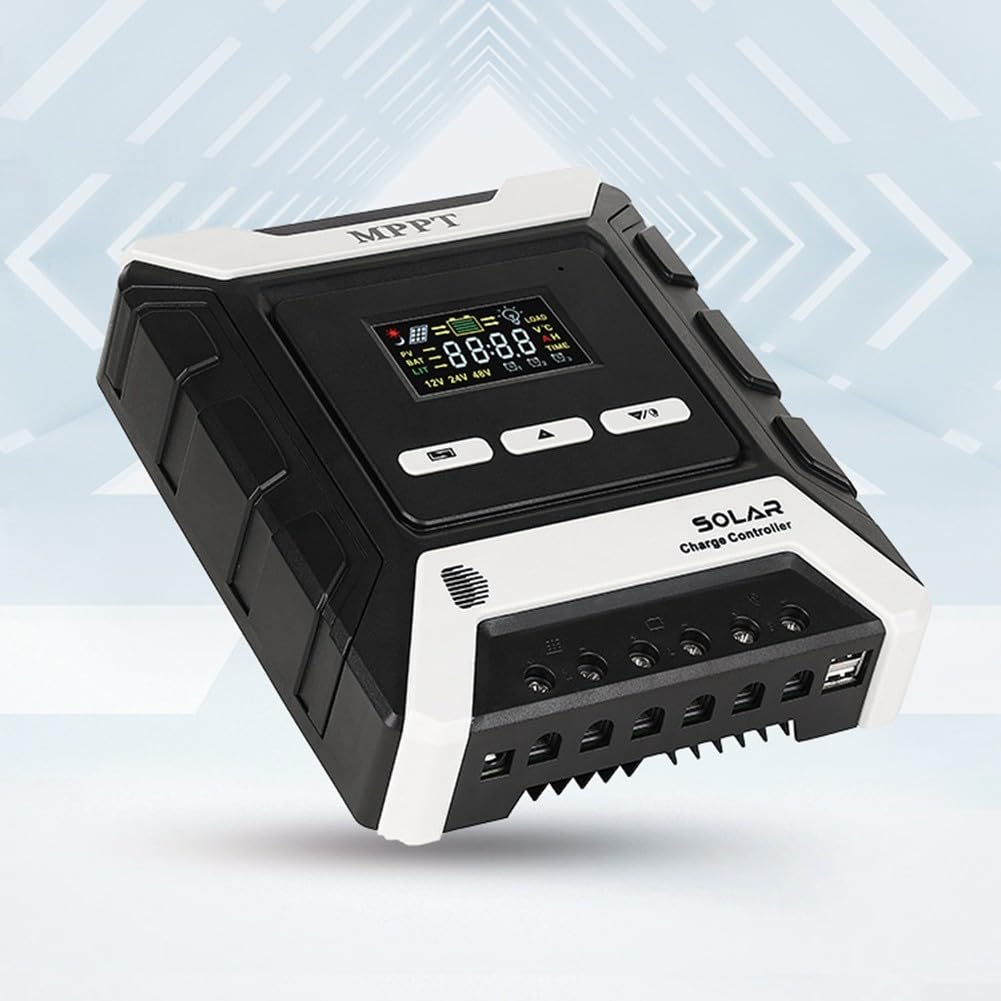 Controlador para solar MPPT 80A PV Panel de carga LED Control 12V/24V/48V Identificación automática (80A)