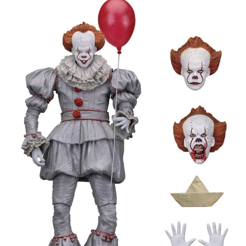 REOZIGN Clown Figure, Replacement Mobile Face It Chapter One Action Figures 18 cm/7.1 Inch Anime Characters Statue Ornament Gift