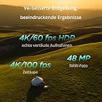 DJI Mini 4 Pro (DJI RC-N2 Fernsteuerung), faltbare Mini-Drohne mit 4K HDR-Videokamera für Erwachsene, unter 249 g, 34 Minuten Flugzeit, 20 km max. Video-Übertragungsreichweite, C0 – Bild 3