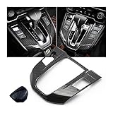 Interior de control central para CR-V CRV 2017-2021, calcomanía decorativa para el lado del cambio de control central del coche, accesorios interiores del coche, A-Carbon