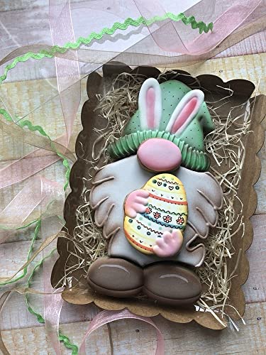 Keniao Easter Gnome Puzzle Cookie Cutters, 7.3" Tall, 5 Pcs, Stainless Steel, By J.cookies (Easter) #TOP6