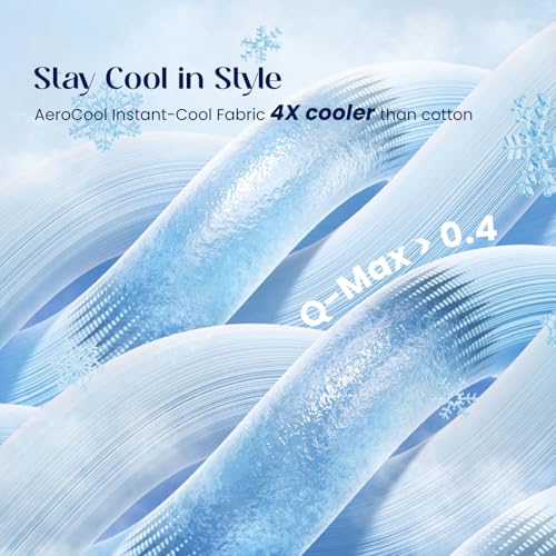 Dream Valley King Cooling Fitted Sheet Set 3-Pcs 15" Deep Pocket Dream Blue - image 2