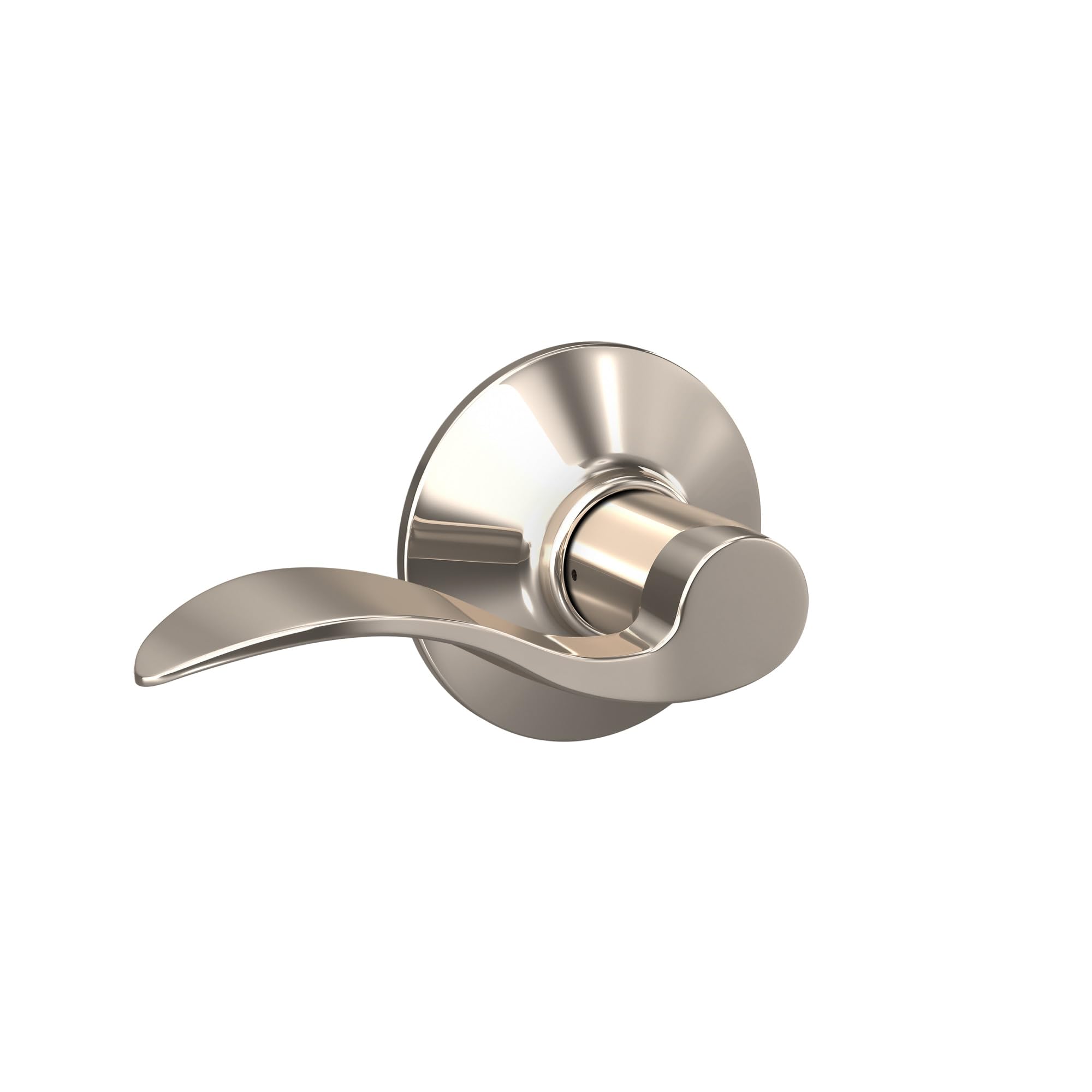 Schlage F10 Acc 618 Accent Lever Hall and Closet, Polished Nickel - Image 2