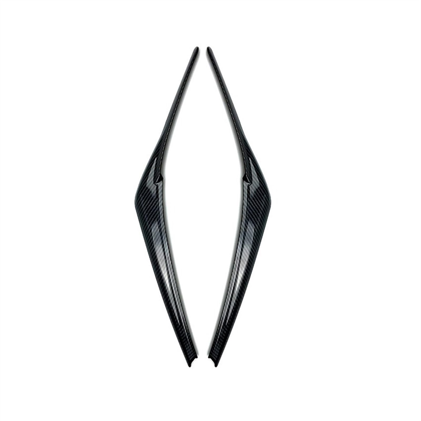 Car Front Headlights Eyebrow Eyelid Trim Cover Headlamp Sticker for Camry 2018 2019 2020 2021 2022(Carbon Look)