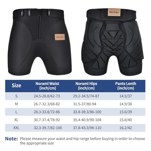 Fahrradhose Unisex Benken Ski-Schutzhose mit Polsterung für Damen und Herren