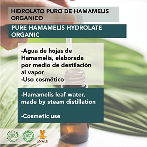 Hamameliswasser Snadi 250 ml für Gesichtspflege, BIO