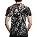Cerbukt Skull Fashion Design 3D Print Adults Unisex Comfrotable T-Shirt,Multicolored1,XL