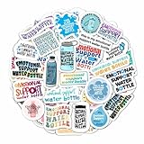 BulbaCraft Emotional Support Water Bottle Stickers...