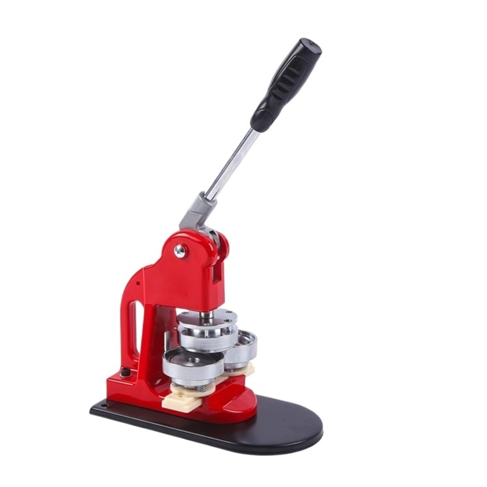 NGTFDCP Badge Machine, Button Maker Machine, 44mm (1.75 Inch) Badge Punch Press Pin with 1000 Parts and Circle Cutter DIY Crafts