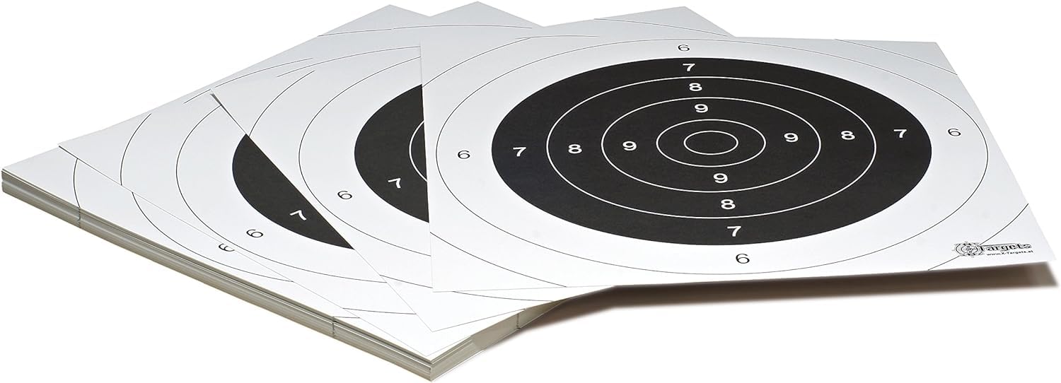 Lot de 140 cibles standard/Duel Target / 52 x 55 cm et 26 x 26 cm / carton 250 g/m²