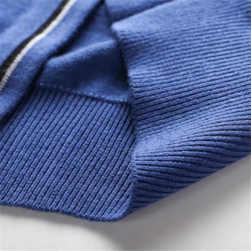 Men Wool Sweater Cardigan Outwear Knit for V Neck Buttons Down Male Clothing4