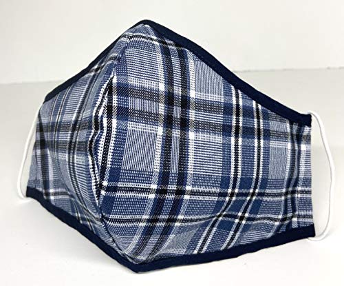 USA Cloth Face Mask, 100% Cotton Adult Face Mask, Double Layers with Filter