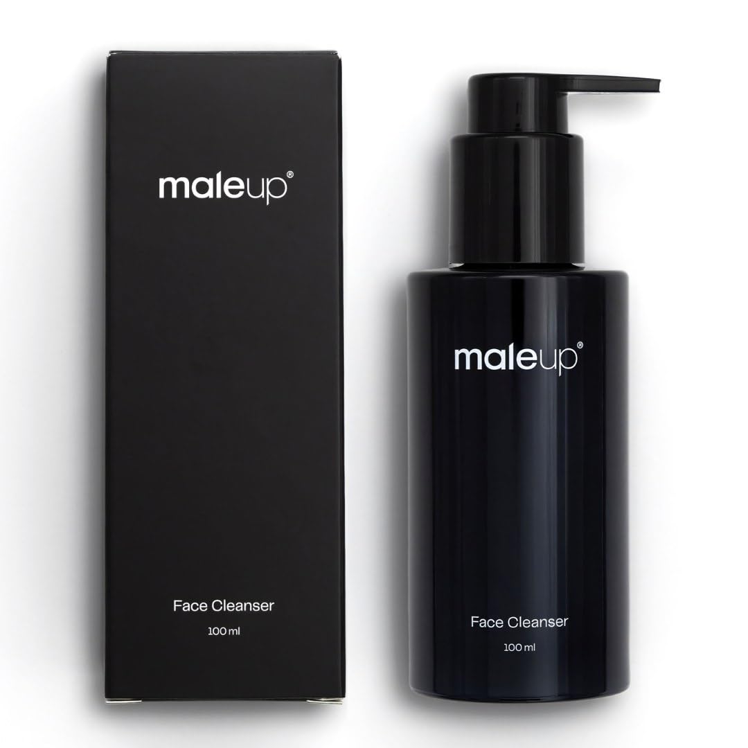 MaleUp Face Cleanser Men – Porentiefe Gesichtsreinigung Männer MADE IN GERMANY – Feuchtigkeitsspendendes Reinigungsgel Gesicht gegen Unreinheiten