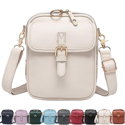 Forcipower Crossbody Leather Bag, Crossbody Bag, Collaboraten1 Vintage Messenger Shoulder Handbag