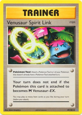 Pokemon - Venusaur Spirit Link (89/108) - XY Evolutions