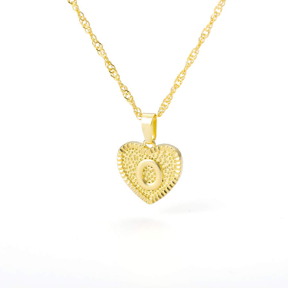 Collier lettre initiale anti-noircissement bijou hypoallergénique délicat