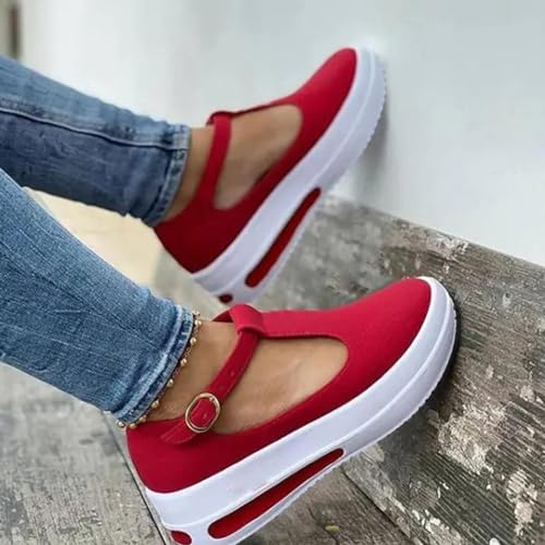 Closed Toe Sandals Women Comfortable Platform Heels Arch Support Dressy Casual Shoes Beach Outdoor Walking Slippers3
