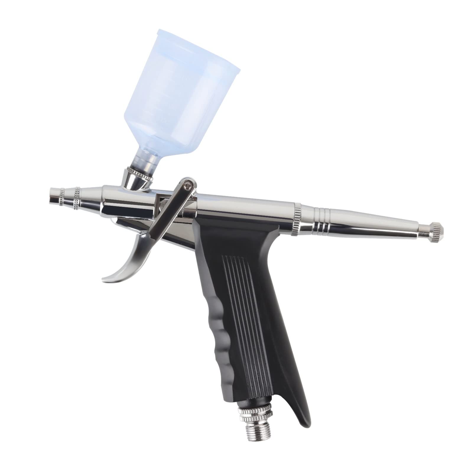 Pulvérisateur de Peinture Pistolet pneumatique Double Action Haute capacité Aérographe Déclencheur Stylo Maquillage Ongles Beauté Barber Tatoo Peinture De Voiture Décoration De Gâteau (Color : E)