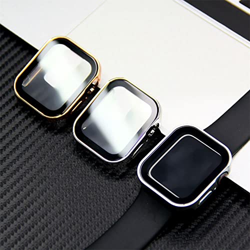 Coque 41mm Apple Watch 7/8 or rose avec protège-écran