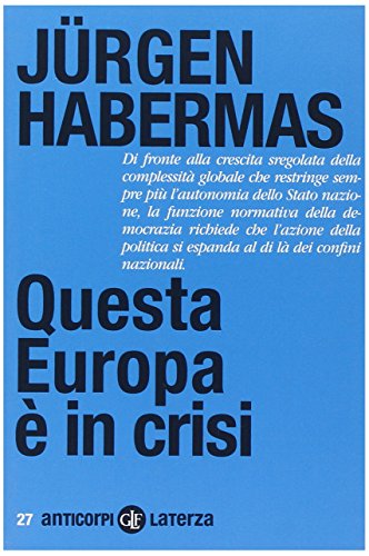 Questa Europa è in crisi Questa Europa è in crisi