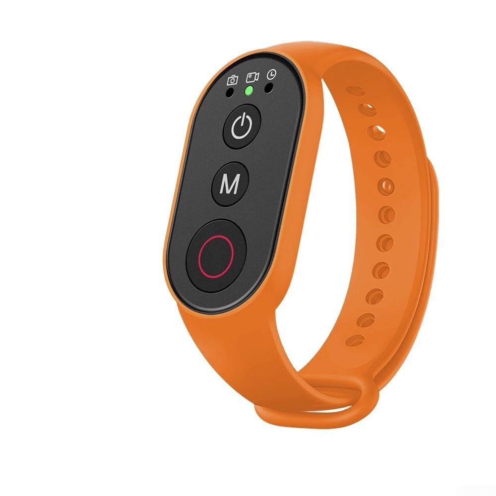 Télécommande Ring pour appareil photo DJI Action 6/5/4 – Pour Insta360 et Go Pro – Déclencheur à distance sans fil pour randonnée, vélo, sports de plein air, photographie (noir)