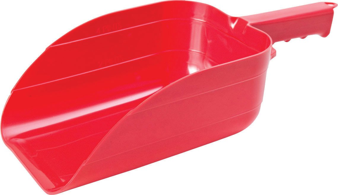 Little Giant Farm & Ag 90-RED 5 Pint Red Plastic Feed Scoops