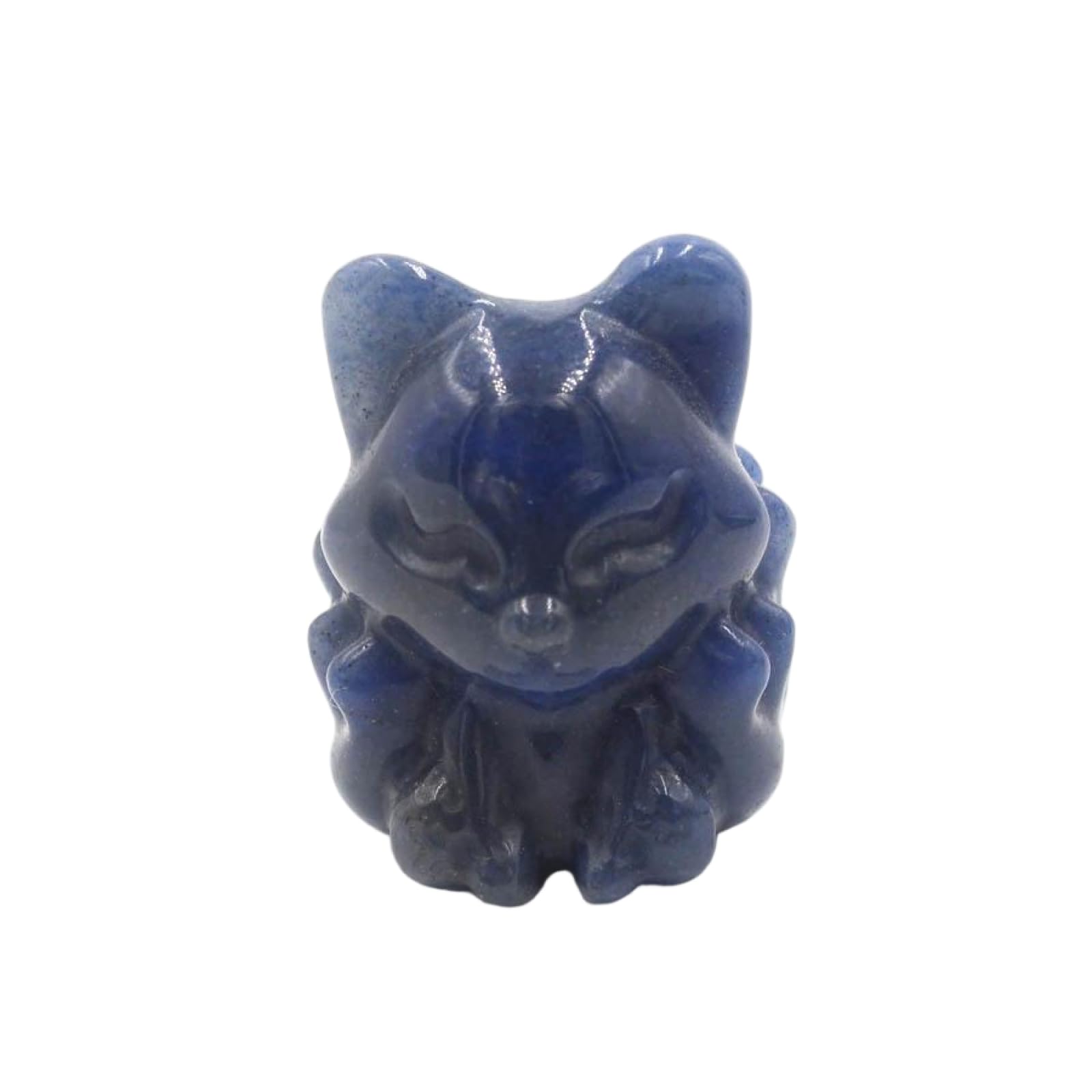 Zicnjodye 1pc Natural Stone Fox Shape Ornament