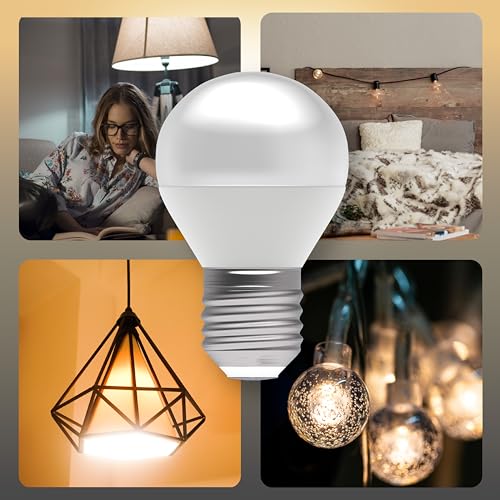BELL Lighting E27 Edison Screw Cap Dimmable Light Bulb LED Golf Ball 6 Pack | Warm White 2700K | 470 Lumen 4.7W | Energy Saving Round LED Light Bulb | 40W Lamp Equivalent - Image 6