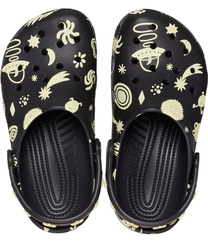 Image of Crocs Unisex-Child Classic Glow in the Dark Clogs (Little Kid /Big Kid)