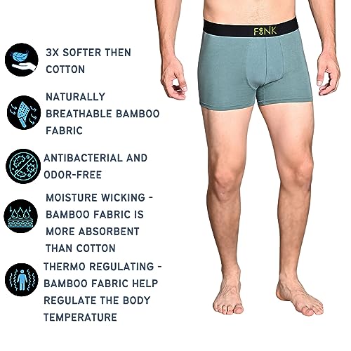 Image of Organic Bamboo Trunks for Men (Pack of 2)
