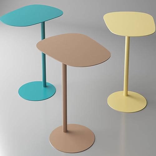 Miniatura 7 de Mesa auxiliar Sala de estar Mesa de centro pequeña Muebles Mesita de noche simple Mesa de té perfilada Mesita de noche Mesa auxiliar Mesa Mesa