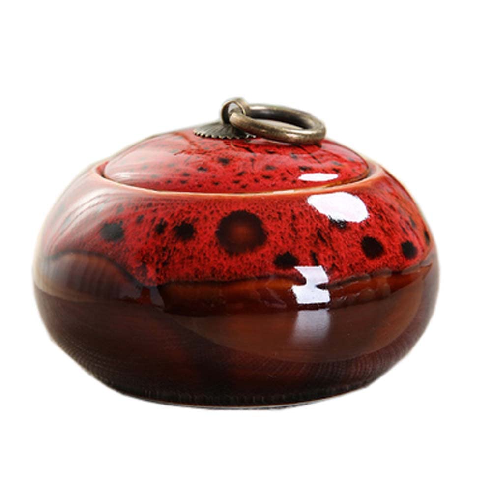 Chinoiserie Tea Caddy Coffee Sugar Sealed Storage Jars Tea Box Kungfu Tea Supplies, E-13