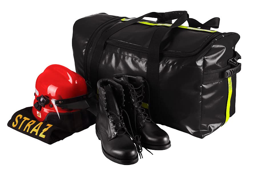 Marbo Feuerwehrtasche TRM-53 - Bekleidungstasche Rettungsdienst und Feuerwehr (Schwarz)