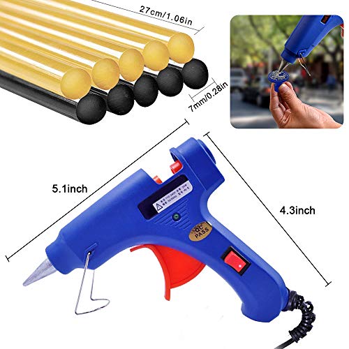 ARISD Auto Paintless Dent Repair Kits - Golden Car Dent Puller with Bridge Dent Puller Kit for Car Hail Damage and Door Dings Repair