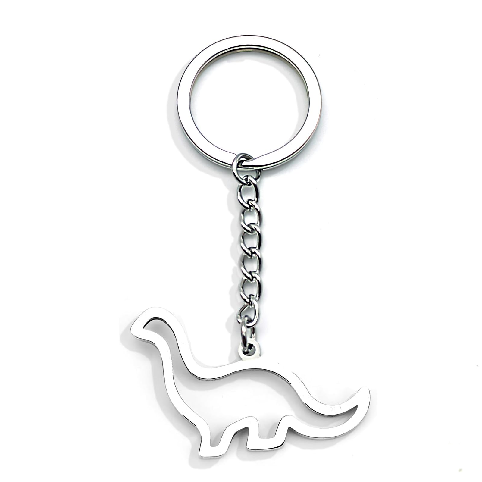 Zynara Dino Schlüsselanhänger Geschenk für Frauen, Weihnachts Schlüsselanhänger Edelstahl, Weihnachts Geschenke für Mädchen,Kinder,Lustiger Dinosaurier Anhänger für Tasche,Auto