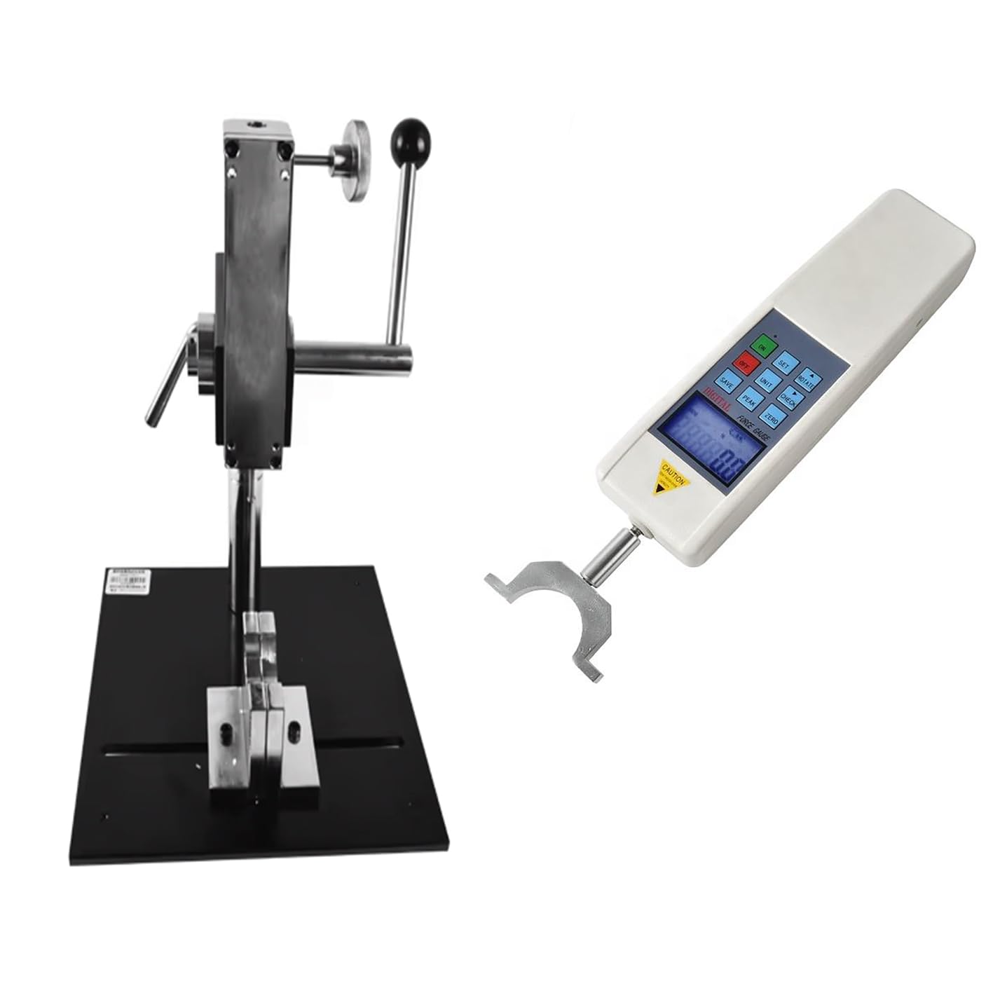 Digital Plant Stem Strength Tester 500N Crop Lodging Resistance Tester with Stores 999 Test Values Maximum Load 500N Resolution 0.1N Accuracy ±0.5% for Plant Lodging Resistance Testing