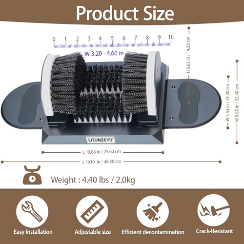 Limpiador de zapatos ajustable para barro y nieve miniatura 3