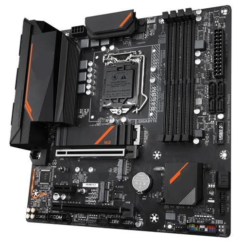 Carte mère B460M LGA 1200 avec slot M.2 NVMe et connecteur HDMI pour PC de bureau
