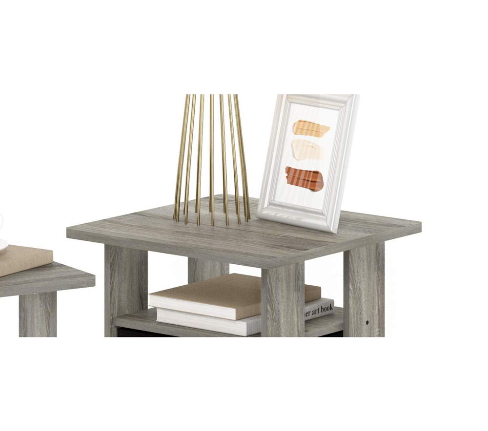 Amazon.com: Furinno Andrey Set of 2 End Table / Side Table / Night