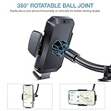 FLOVEME Car Phone Holder Windscreen Upgraded Long Arm Gooseneck Adjustable Car Phone Mount Compatible with iPhone 13 12 Pro Max Samsung Holder - Image 4