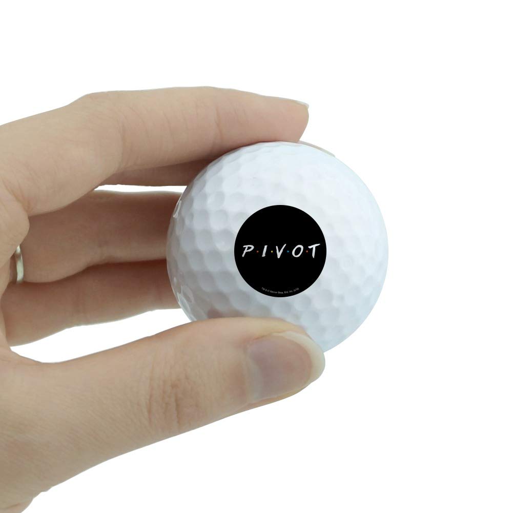 GRAPHICS & MORE Friends Pivot Novelty Golf Balls 3 Pack