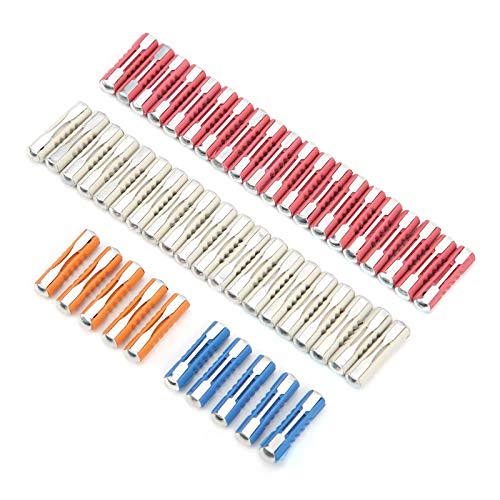 Aramox 50 piezas Fusibles para auto europeo, materiales PF y Zinc Flake, protección duradera para vehículos clásicos 5A 8A 16A 25A miniatura 1