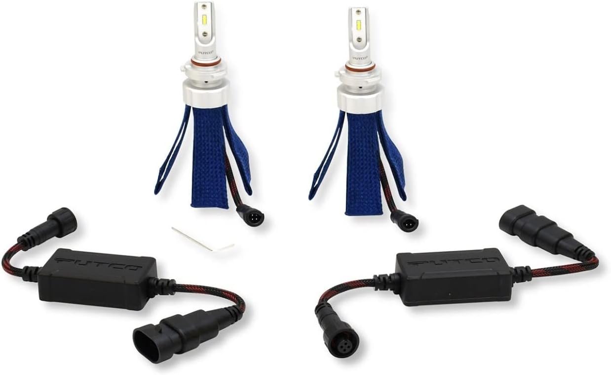 Putco Nitro-Lux LED Replacement Fog Light Bulbs, H10 1 Pair of Bulbs